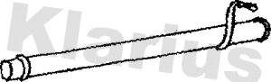Tuyau d'échappement KLARIUS 460120