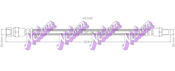 Flexible de frein KAWE H0342