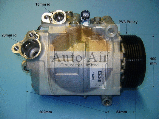 Compresseur, climatisation AUTO AIR GLOUCESTER 14-0035R