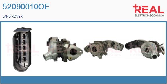 Turbocompresseur, suralimentation REAL 52090010OE