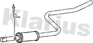 Silencieux central KLARIUS SM1W