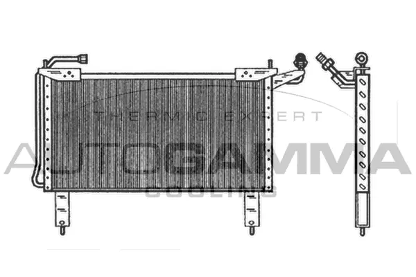 Condenseur, climatisation AUTOGAMMA 101578