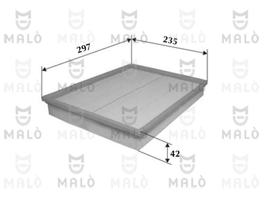 Filtre à air AKRON-MALÒ 1500030