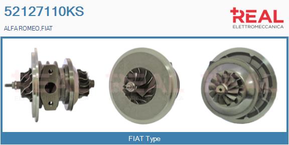 Groupe carter, turbocompresseur REAL 52127110KS