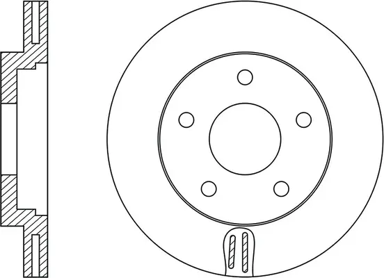 Disque de frein FIT FR0625V