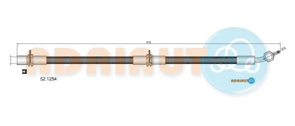 Flexible de frein ADRIAUTO 52.1254