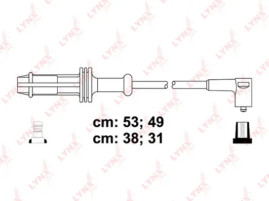 Kit de câbles d'allumage LYNXAUTO SPC6127