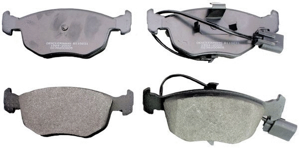 Kit de plaquettes de frein, frein à disque DENCKERMANN B110231