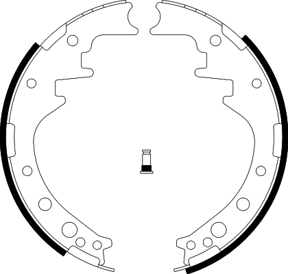 Jeu de mâchoires de frein PAGID H1007