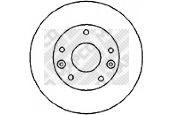 Disque de frein MAPCO 15579