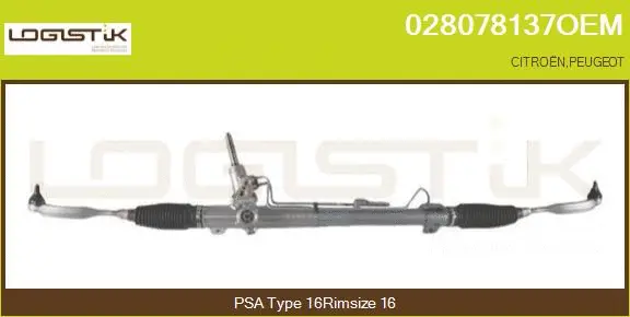 Crémaillère de direction LGK 028078137OEM