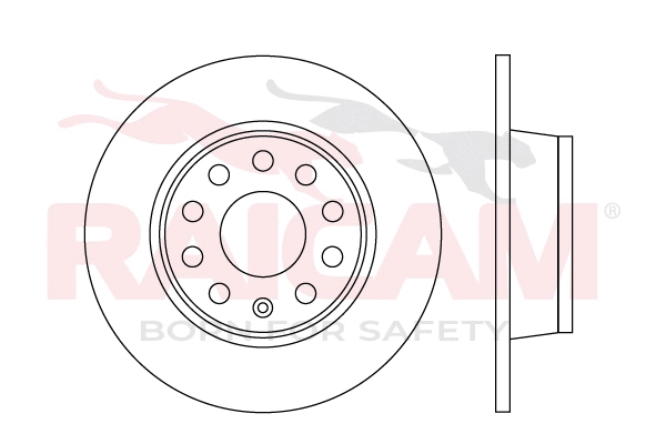 Disque de frein RAICAM RD01621