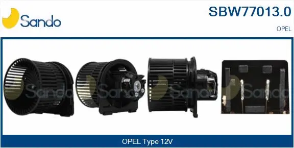 Pulseur d'air habitacle SANDO SBW77013.0
