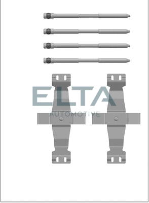 Kit d'accessoires, plaquette de frein à disque ELTA AUTOMOTIVE EA8932