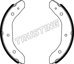 Jeu de mâchoires de frein TRUSTING 115.335