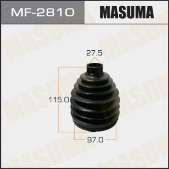 Jeu de joints-soufflets, arbre de commande MASUMA MF-2810