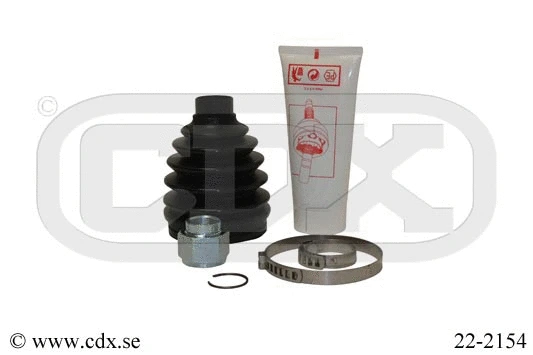 Jeu de joints-soufflets, arbre de commande CDX 22-2154
