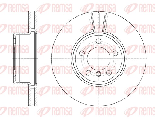 Disque de frein REMSA 6867.10