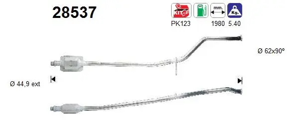 Catalyseur AS 28537