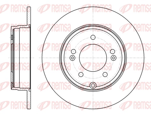 Disque de frein REMSA 61884.00