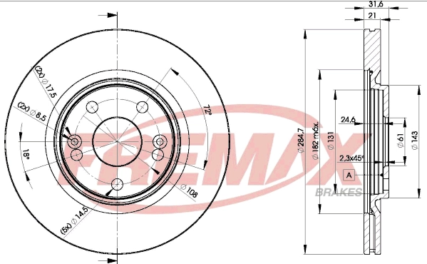 Disque de frein FREMAX BD-4194