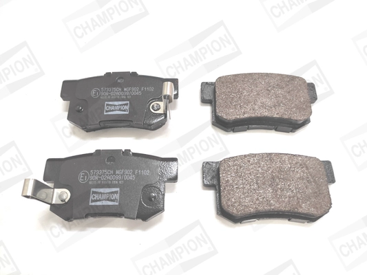 Kit de plaquettes de frein, frein à disque CHAMPION 573375CH