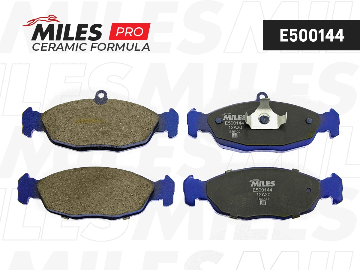 Kit de plaquettes de frein, frein à disque MILES E500144