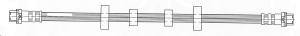 Flexible de frein CEF 512074