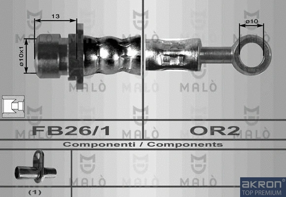 Flexible de frein AKRON-MALÒ 8069