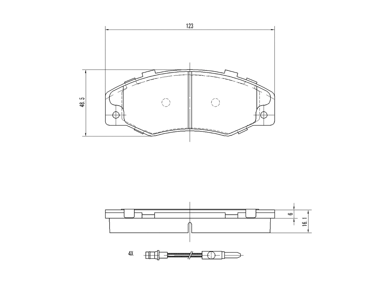 Kit de plaquettes de frein, frein à disque A.Z. Meisterteile AZMT-44-022-1359