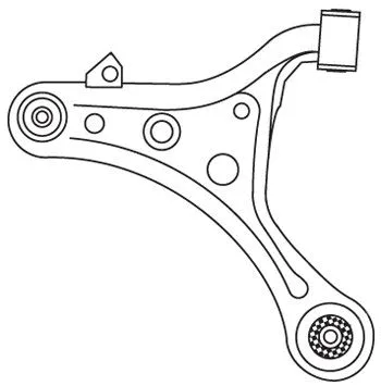 Bras de liaison, suspension de roue FRAP F4202