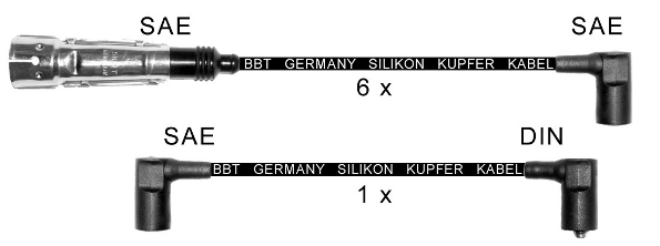 Kit de câbles d'allumage BBT ZK0417