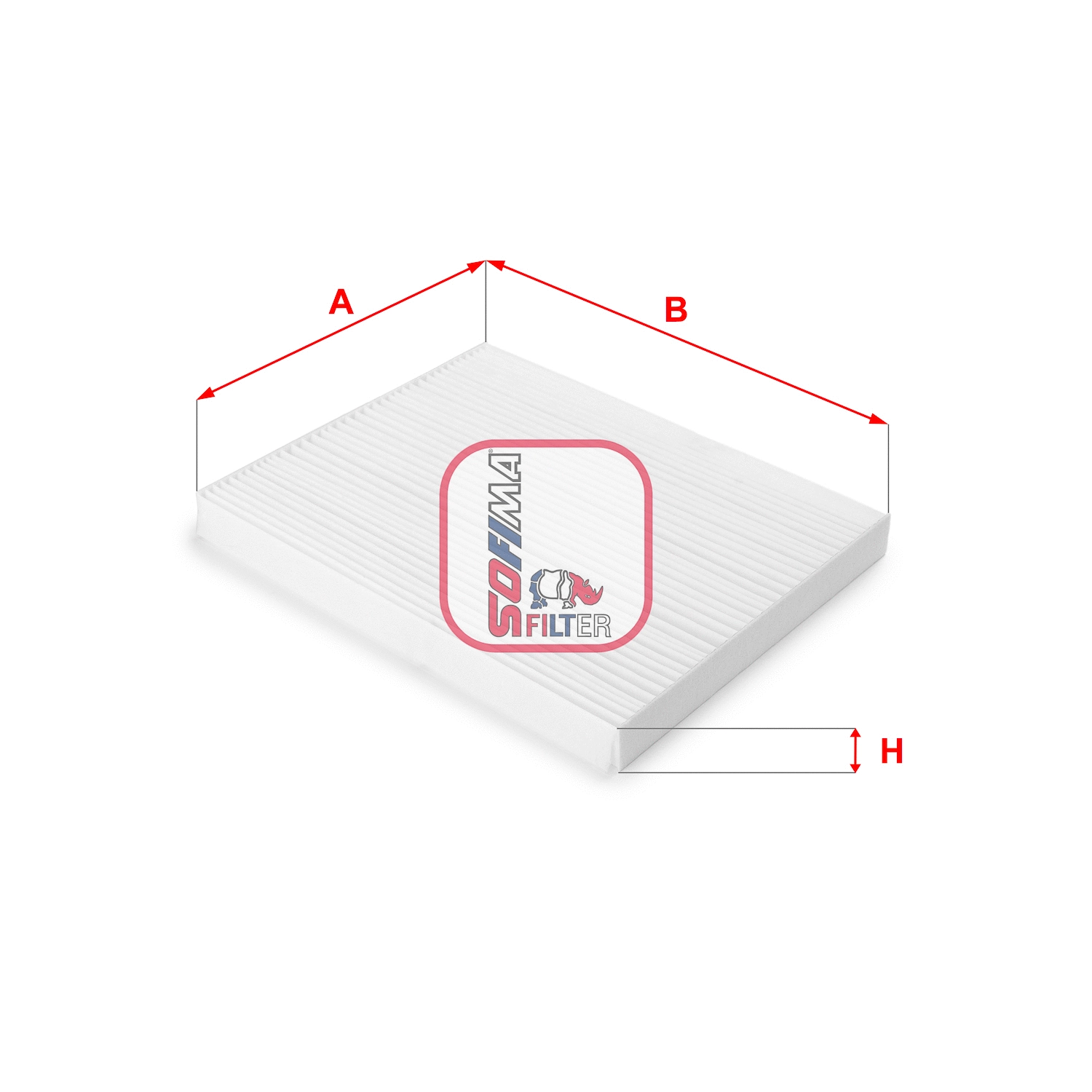 Filtre, air de l'habitacle SOFIMA S 3191 C