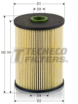 Filtre à carburant TECNECO FILTERS GS0936/1E