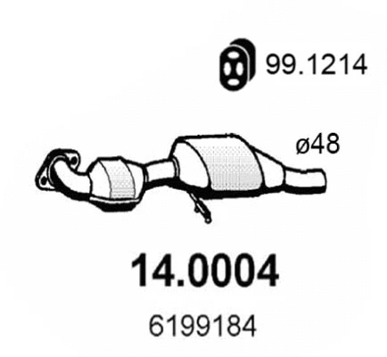 Catalyseur ASSO 14.0004