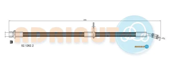 Flexible de frein ADRIAUTO 52.1262.2