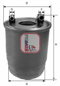 Filtre à carburant SOFIMA S 4112 NR