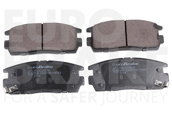 Kit de plaquettes de frein, frein à disque EUROBRAKE 5502223639