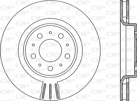 Disque de frein OPEN PARTS BDR1965.20