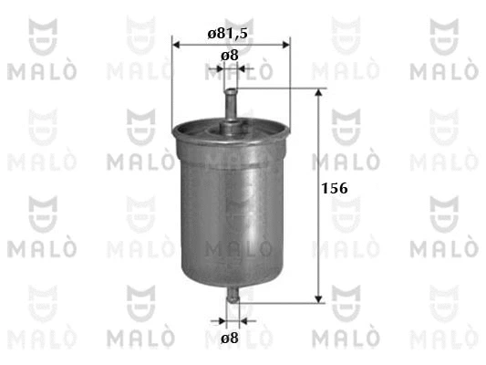 Filtre à carburant AKRON-MALÒ 1520104