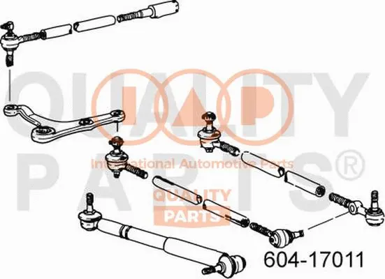 Rotule de barre de connexion IAP QUALITY PARTS 604-17011