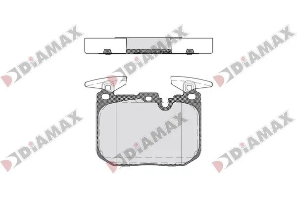 Kit de plaquettes de frein, frein à disque DIAMAX N09759