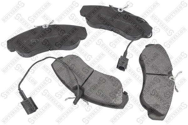 Kit de plaquettes de frein, frein à disque STELLOX 498 011B-SX