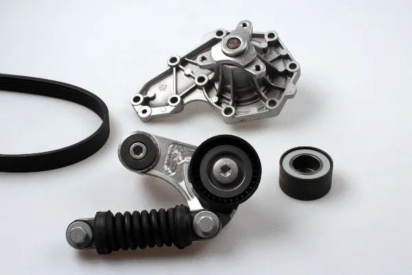 Pompe à eau+Jeu de courroie trapézoïdale à nervures GK K980301B
