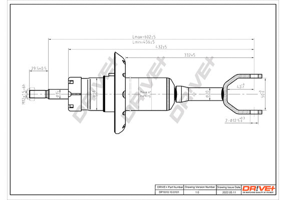 Amortisseur Dr!ve+ DP1610.10.0101
