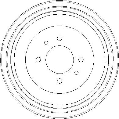 Tambour de frein National NDR284