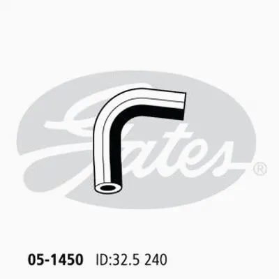 Durite de radiateur GATES-AU 05-1450