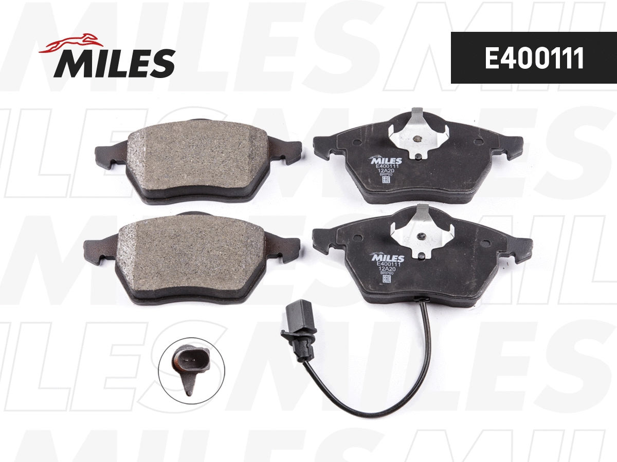 Kit de plaquettes de frein, frein à disque MILES E400111
