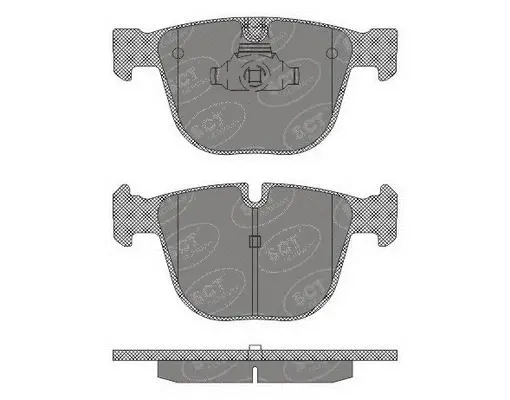 Kit de plaquettes de frein, frein à disque SCT - MANNOL SP 627 PR