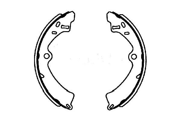 Jeu de mâchoires de frein KAVO PARTS KBS-8911